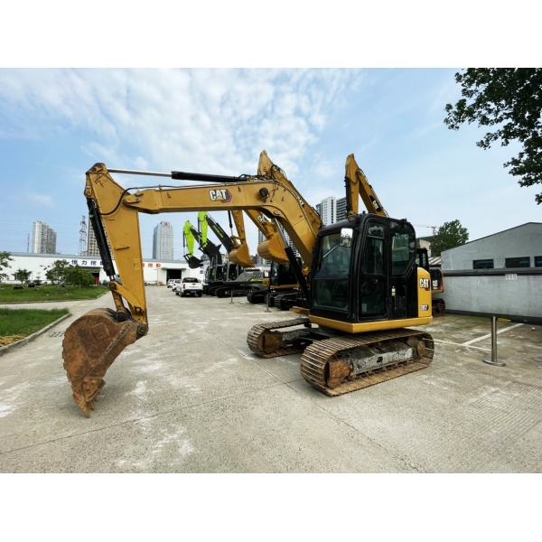 High quality Used Caterpillar 307 Excavator 7ton Crawler excavator with C2.4 Engine 0.33m3 Bucket