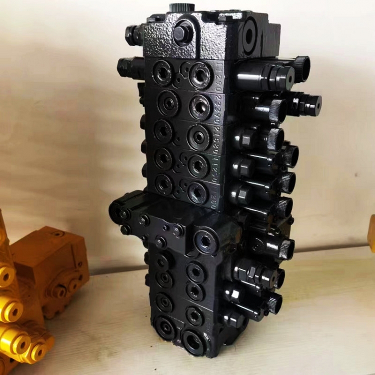 Komatsu PC55MR-3 Excavator hydraulic main control valve CONTROL VALVE ASS